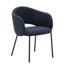 Tamno plava podstavljena blagovaonska stolica Maina – Kave Home