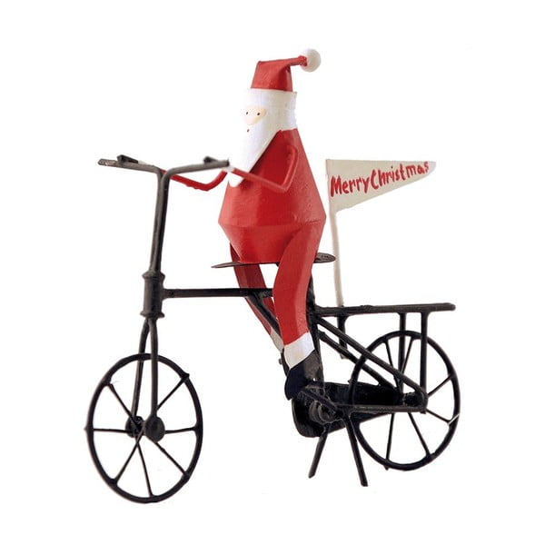 Božićni ukras G-Bork Santa on Bike
