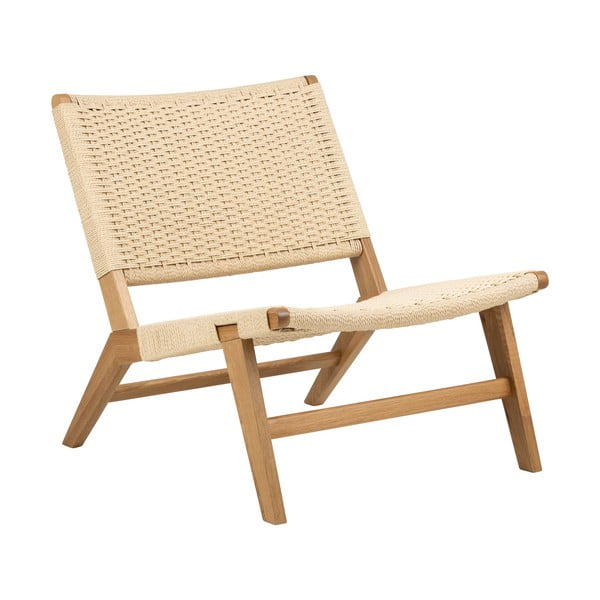 Pletena fotelja u prirodnoj boji Carson – Actona