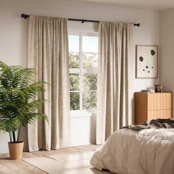 Mat crna željezna proširiva karniša 107 - 305 cm Geo – Umbra-image-3