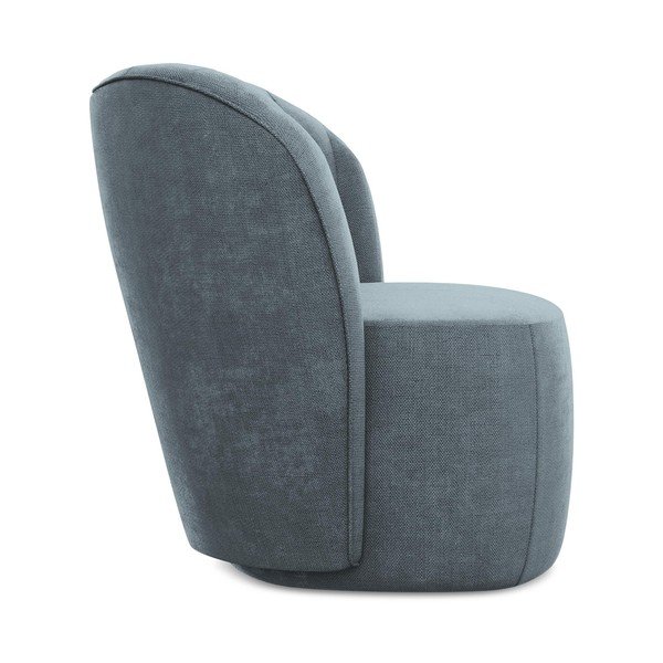 Plava fotelja od šenila Keloa – Makamii-image-2