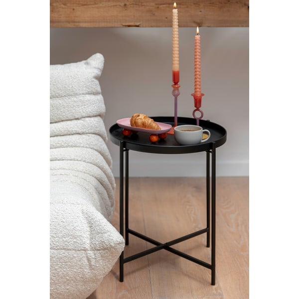 Metalni okrugao pomoćni stol ø 40 cm Meseta  – Leitmotiv-image-1