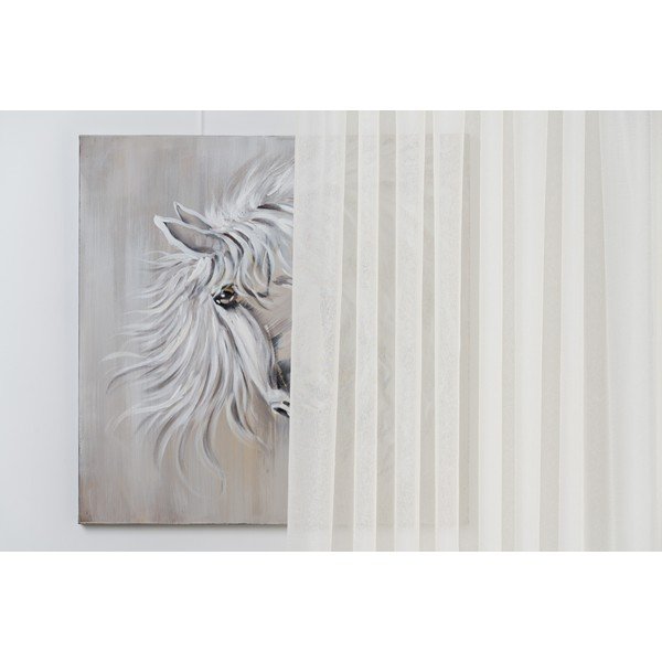 Krem prozirna zavjesa od voila 140x245 cm Sable Crush – Mendola Fabrics-image-1