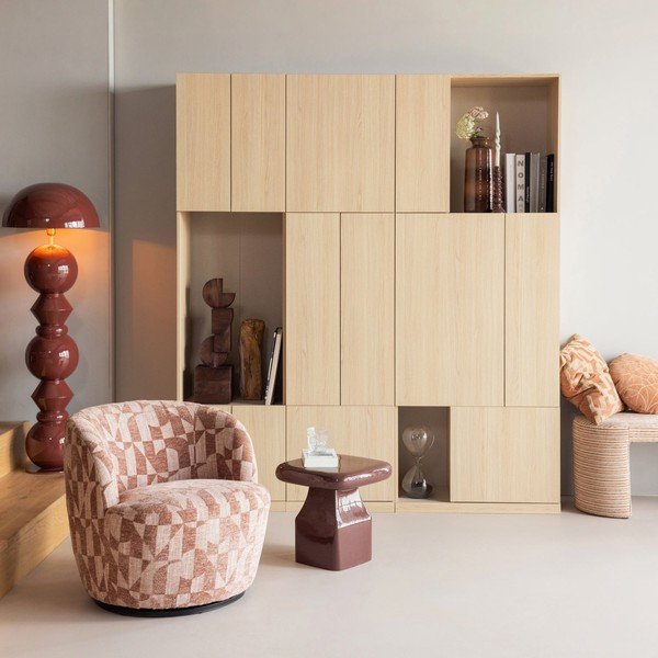 Modularni garderobni ormar u prirodnoj boji 188x215 cm Build – WOOOD-image-1