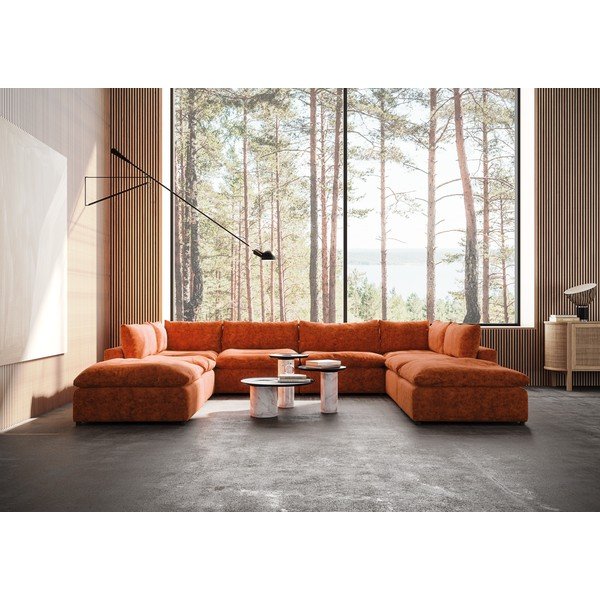 Ciglasta kutna garnitura (u obliku slova "U") Moonlight – Furninova -image-1