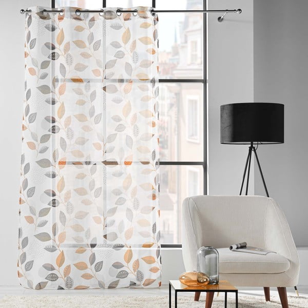 Bijela prozirna zavjesa 140x280 cm Vahine – douceur d'intérieur-image-2