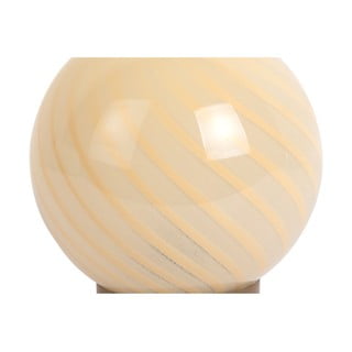 Svijetlo žuta stolna lampa sa staklenim sjenilom (visina 17 cm) Summer Globe – Leitmotiv