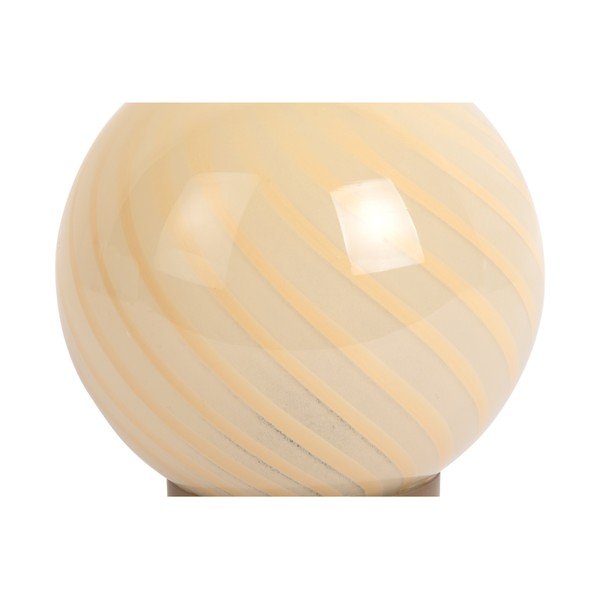 Svijetlo žuta stolna lampa sa staklenim sjenilom (visina 17 cm) Summer Globe – Leitmotiv-image-1