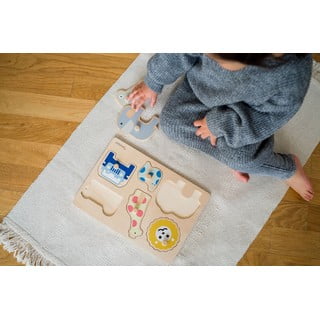 Drvena reljefna puzzle (broj komada 6 kom) Safari – Kindsgut