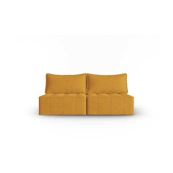 Žuta  sofa 160 cm Mike – Micadoni Home