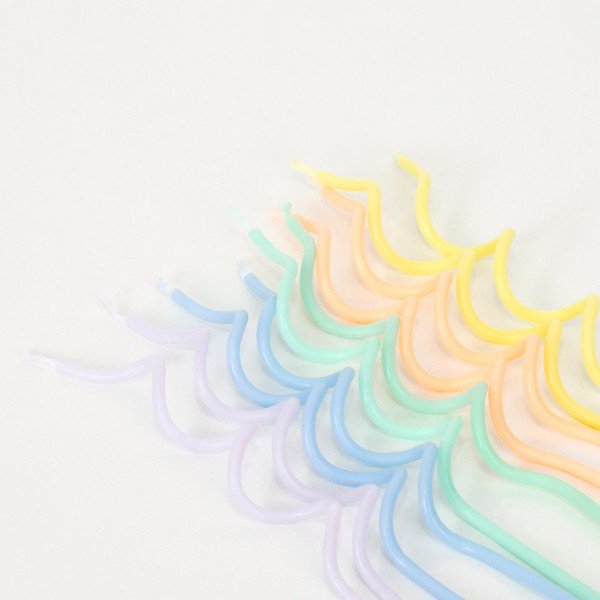 Svijeće za tortu u setu 20 kom Swirly – Meri Meri-image-2