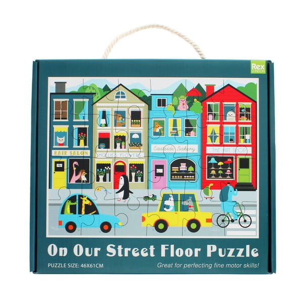 Puzzle (broj komada 24 kom) On Our Street – Rex London