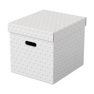 Sada 3 bílých úložných boxů Leitz Eselte, 32 x 36,5 cm