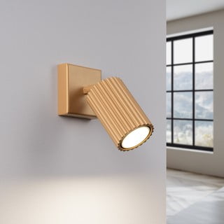 Zidna lampa u zlatnoj boji Gleam – Nice Lamps