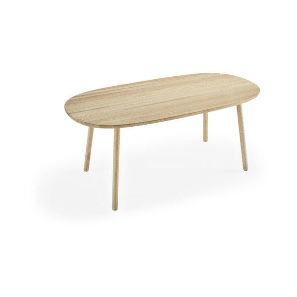 Blagovaonski stol od jasenovog drveta EMKO Naive, 180 x 90 cm