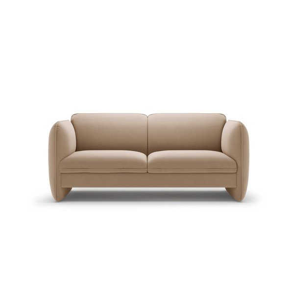 Smeđa baršunasti sofa 168 cm Georgia – Micadoni 