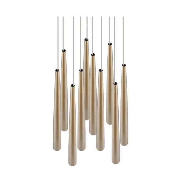 LED viseća svjetiljka u zlatnoj boji ø 30 cm Cala – Trio Select-image-3