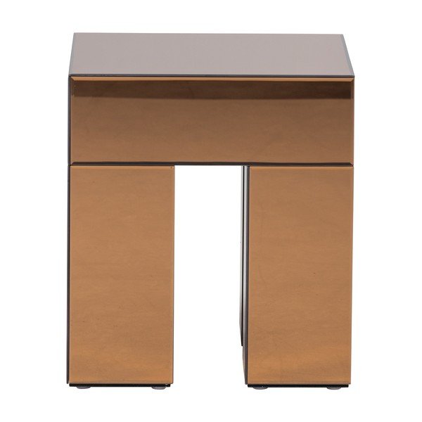 Pomoćni stol u sjajnom dekoru 45x45 cm Mirrox – WOOOD-image-2