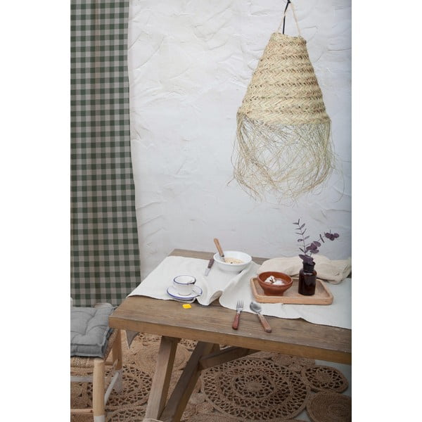 Zelena zavjesa Really Nice Things Cortina Hogar Green Vichy-image-1