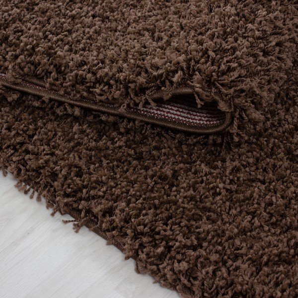 Tamno smeđi okrugao tepih ø 80 cm Life – Ayyildiz Carpets-image-1