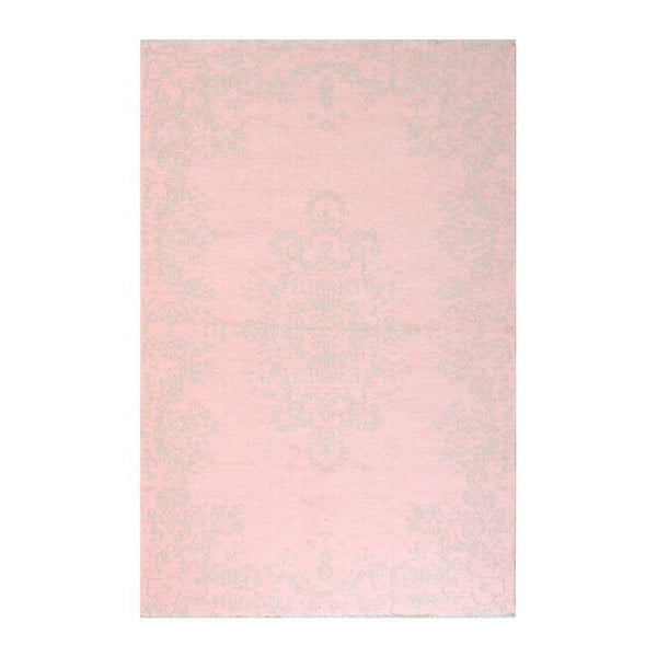 Dvostrani ružičasto-bež tepih Vitaus Lauren, 77 x 200 cm