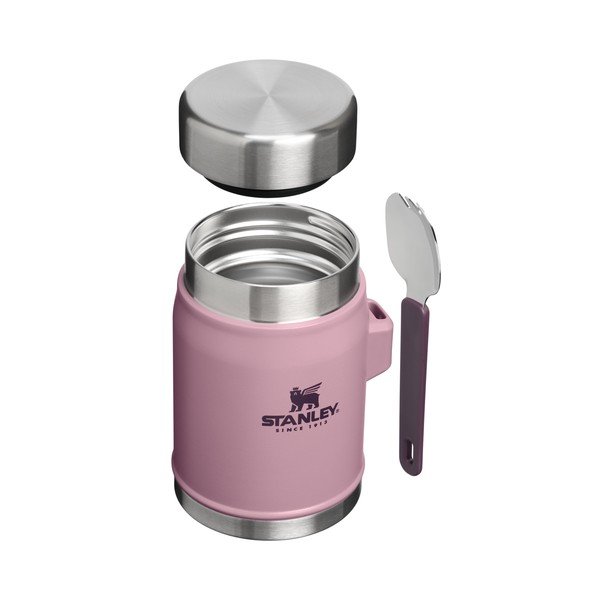 Ljubičasta termosica od nehrđajućeg čelika za hranu 400 ml Legendary Food Jar + Spork Purple Smoke – Stanley-image-2