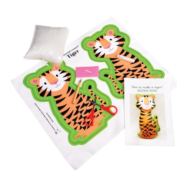 Set za šivanje plišane igračke Rex London Tiger-image-3