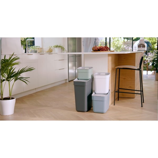 Svijetlo plava kanta za smeće za odvojeni otpad od reciklirane plastike 30 l Ready To Collect – Curver-image-1