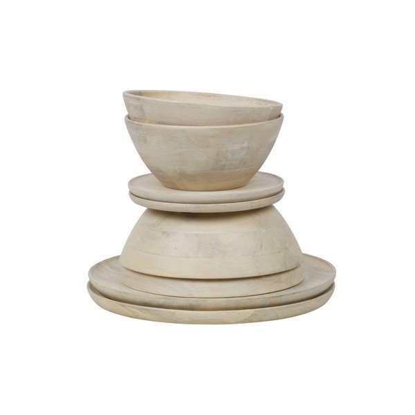 Podmetač od mangovog drveta BePureHome, ø 25 cm-image-1