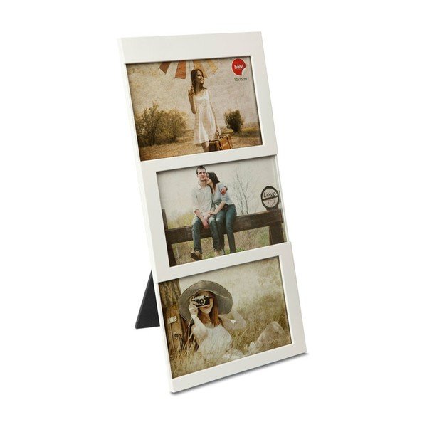 Bijeli plastičan stojeći okvir 16x34,5 cm Dijon – Balvi