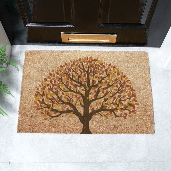 Otirač od kokosovih vlakana 40x60 cm Autumnal Tree of Life – Artsy Doormats-image-2
