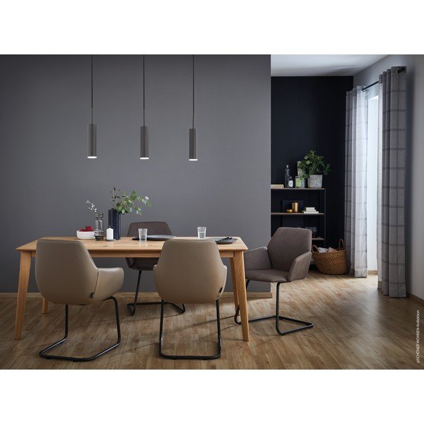 Crna LED viseća svjetiljka s mogućnosti zatamnjivanja Stina – Fischer & Honsel-image-4