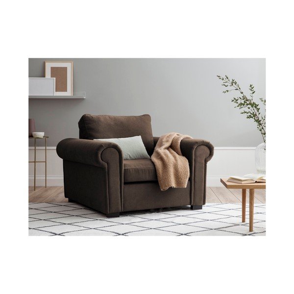 Smeđa fotelja Windsor & Co Sofas Hermes-image-1