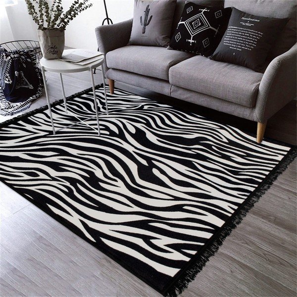 Dvostrani tepih Kate Louise Doube Sided Rug Zebra, 120 x 180 cm-image-1