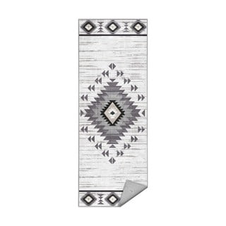Svijetlo siva perivia staza 80x200 cm Ethnic Geo – Mila Home