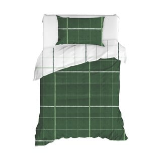 Posteljina od ranforce pamuka Mijolnir Maya Green, 140 x 200 cm