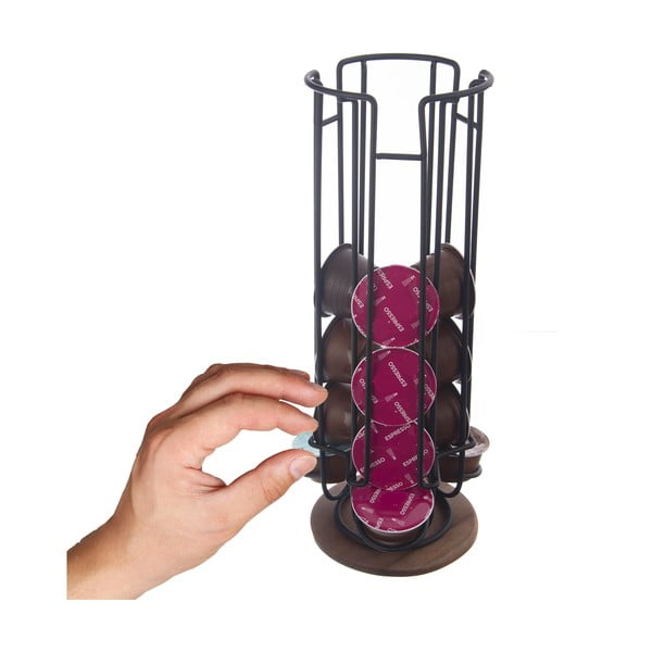 Crni stalak za kapsule kave Radka – Orion