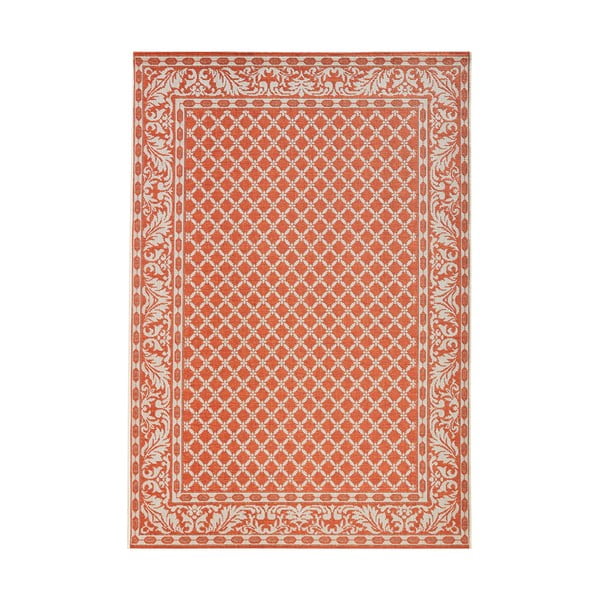Orange-krem vanjski tepih NORTHRUGS Royal, 160 x 230 cm