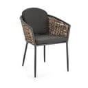 Siva metalna vrtna stolica Maribela   – Bizzotto