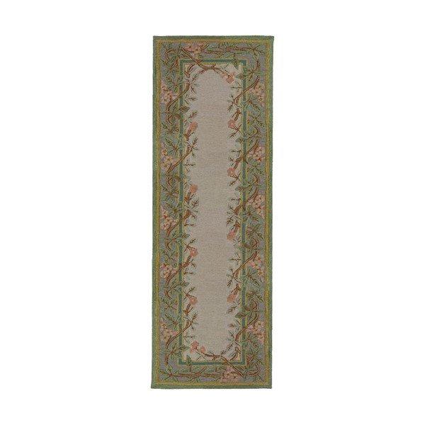 Ručno rađena vunena staza 80x300 cm Verona Floral  – Flair Rugs