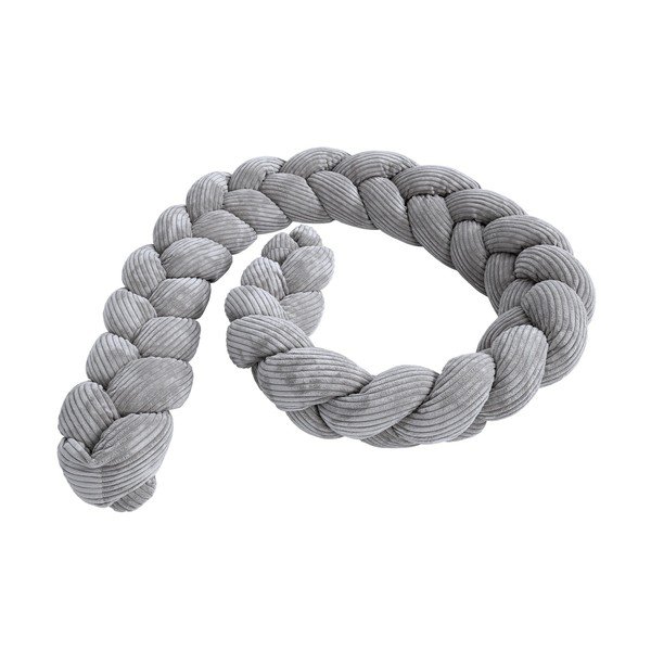 Siva ograda za dječji krevet od samta 300 cm – Meowbaby