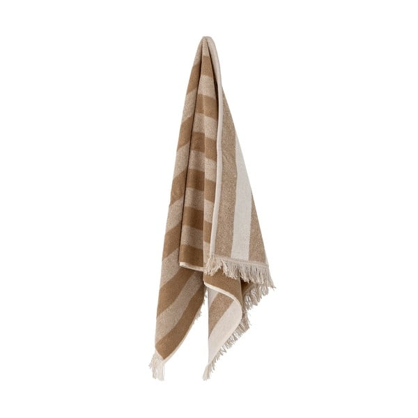 Smeđo-bež pamučni ručnik 70x140 cm Elaia – Bloomingville-image-4