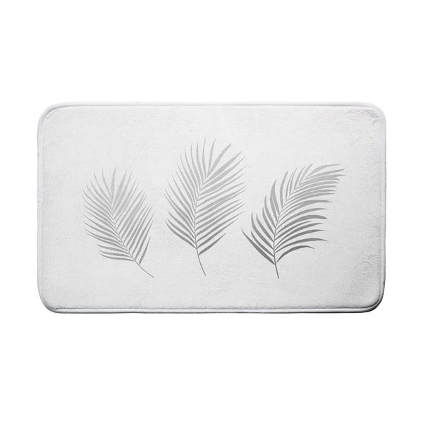 Bijela/u srebrnoj boji kupaonska prostirka 45x75 cm Orbella – douceur d'intérieur