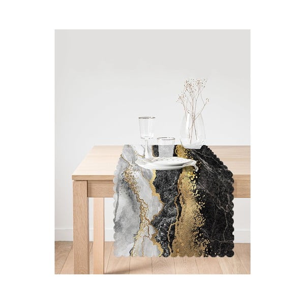 Nadstolnjak 40x130 cm Marble – Minimalist Cushion Covers-image-1