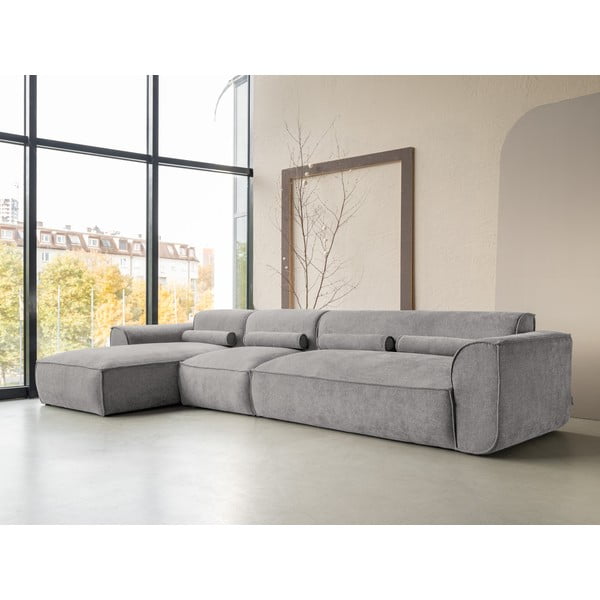 Svijetlo siva kutna garnitura (s lijevim kutom) Flex Felix – Miuform-image-3