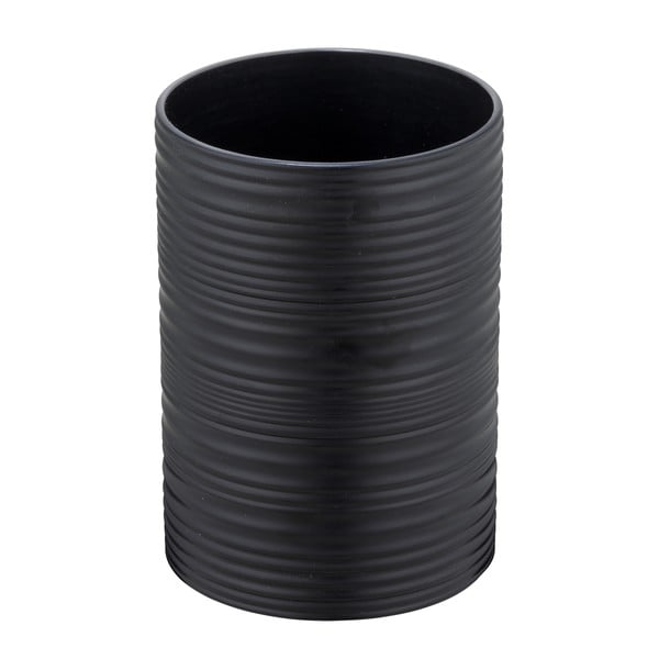 Crna plastična čaša za četkice za zube Lyon – Allstar