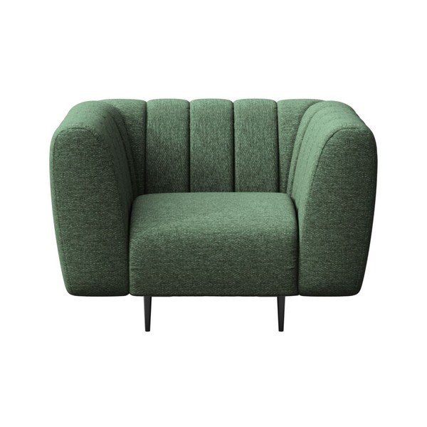 Tamno zelena fotelja Shel – Ghado