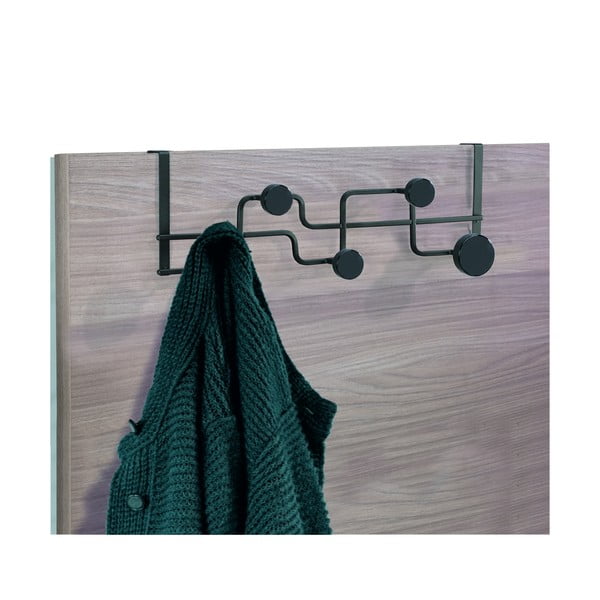 Crna vješalica za vrata 50 cm Anya – Tomasucci-image-2