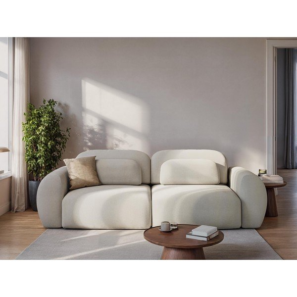 Zelena sklopiva/s prostorom za pohranu sofa od samta 266 cm Kini – Makamii-image-1