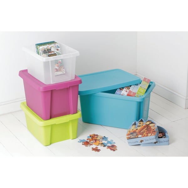 Kutija za odlaganje s poklopcem Curver Essentials, 45 l-image-2